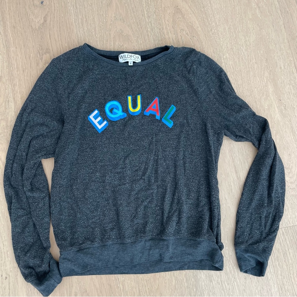 Wildfox EQUAL sweatshirt Small